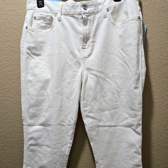 B(air) Kimmie White Cropped Denim - Picture 1 of 6